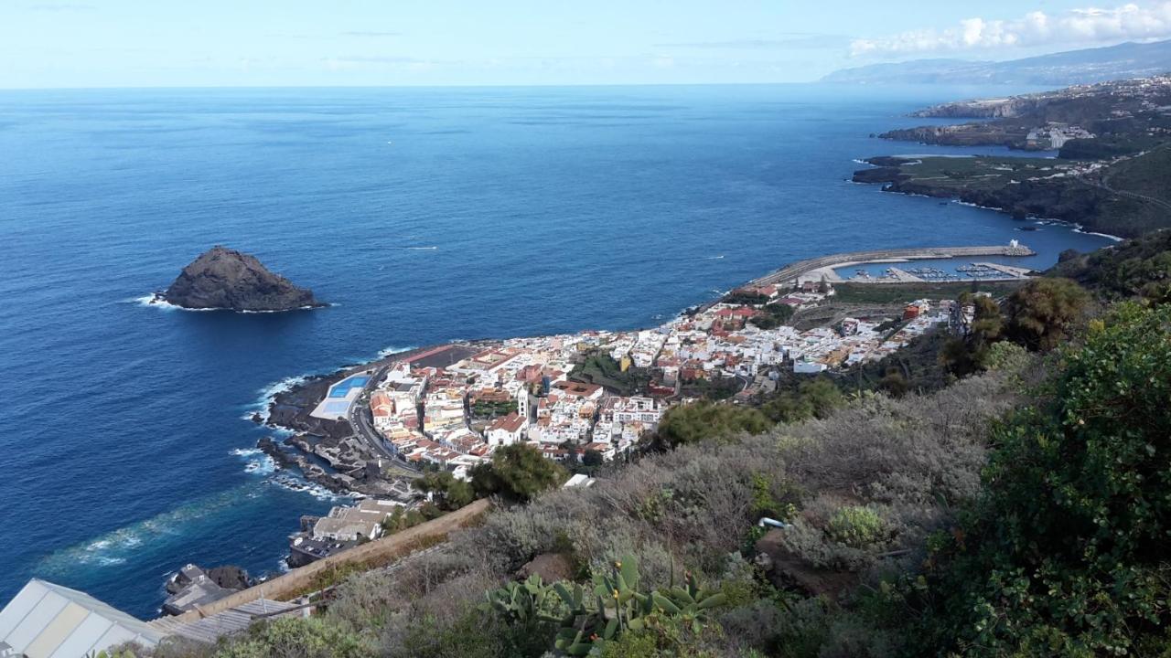 Las Pardelas, Ferienhaus Mit Meer-, Kuesten- Und Bergblick Im Gruenen Norden Teneriffas Las Cruces  Exterior foto